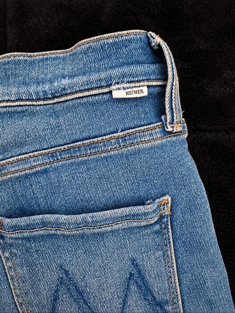MOTHER The Tomcat Play Like A Pirate Jeans 29 Distressed Straight Crop Denim - Picture 5 of 14